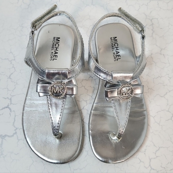 Michael Kors Toddler Girl Sandals, Size 10 ~ VGUC - Picture 4 of 10